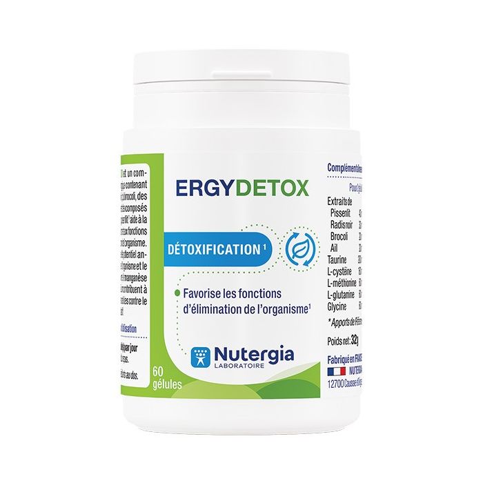 NUTERGIA Ergydetox 60 gélules