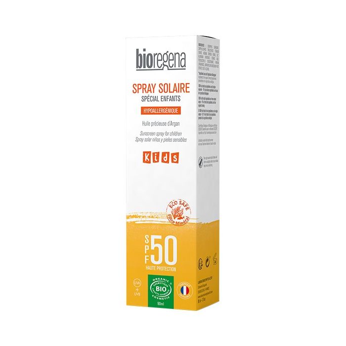 BIOREGENA Spray Solaire Enfant SPF50+ BIO 90 ml
