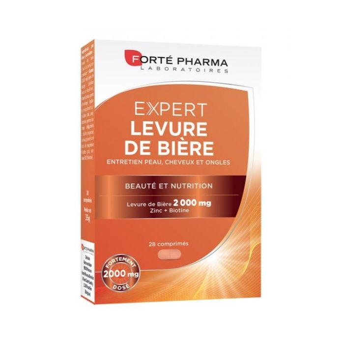 expert levure biere 28 capsules forte pharma