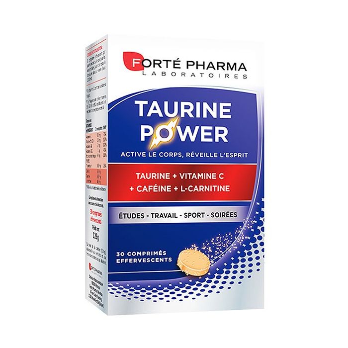 ENERGIE TAURINE POWER FORTE PHARMA 30 COMPRIMES