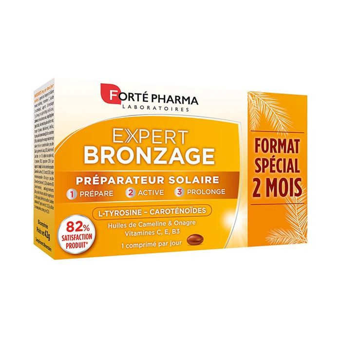 56 comprimés Forte Pharma Expert Bronzage Préparateur Solaire