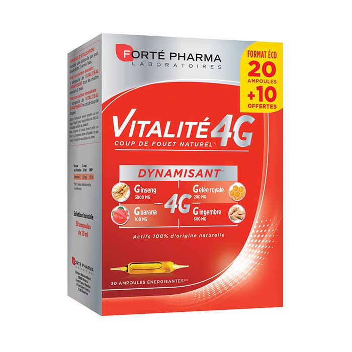 FORTE PHARMA Vitalité 4G 30 ampoules
