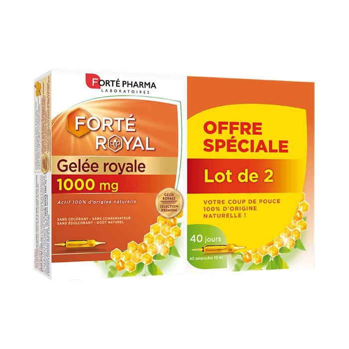 GELEE ROYALE 1000MG FORTE PHARMA AMPOULES x 2