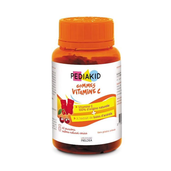 Pediakid - gommes a la vitamine c 60 unites