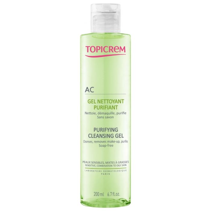 TOPICREM AC GEL NETTOYANT PURIFIANT 200 ML