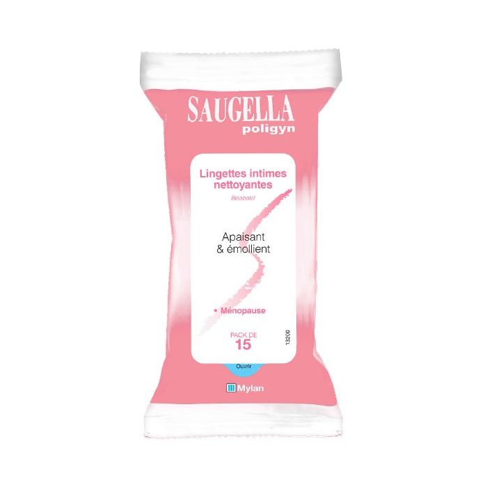 SAUGELLA POLIGYN LINGETTES INTIMES PH NEUTRE x 15