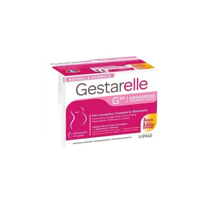 GESTARELLE G3 GROSSESSE LABORATOIRES IPRAD 90 CAPSULES