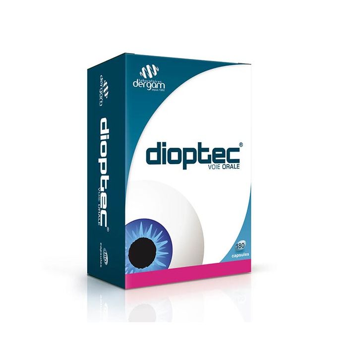 DERGAM Dioptec 180 capsules