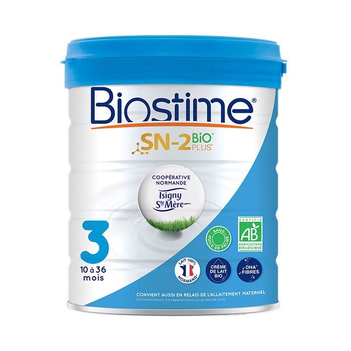 Biostime 3eme age sn-2 lait bio plus 800g