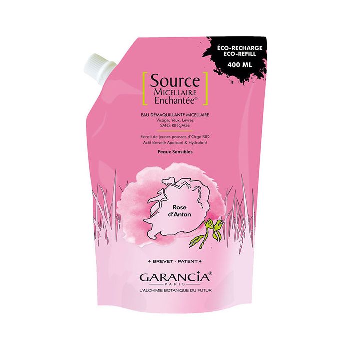 GARANCIA Source Micellaire Enchantée Rose d'Antant ECO-RECHARGE 400ml