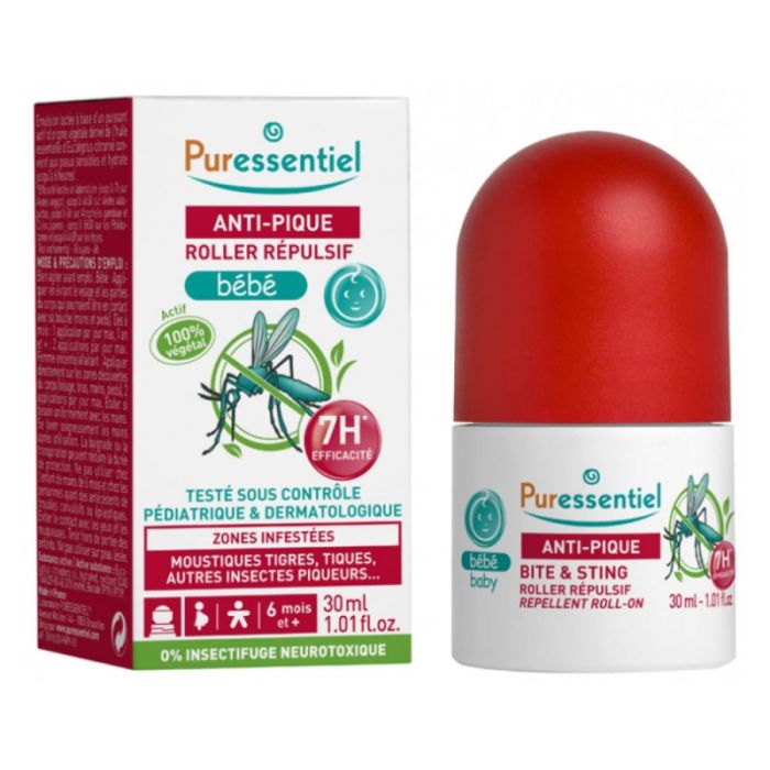 Roller Anti Pique Puressentiel Bébé Répulsif 30ml