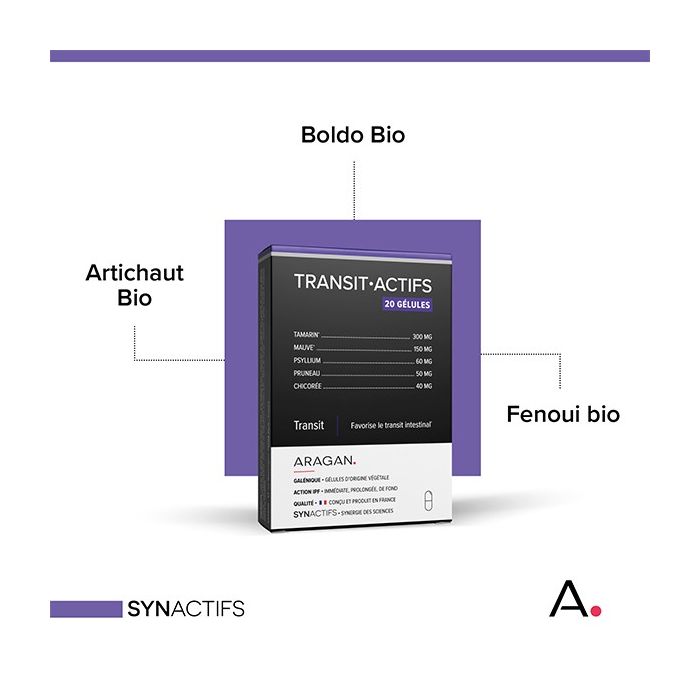 Laxactifs synactifs aragan transit 20 gelules