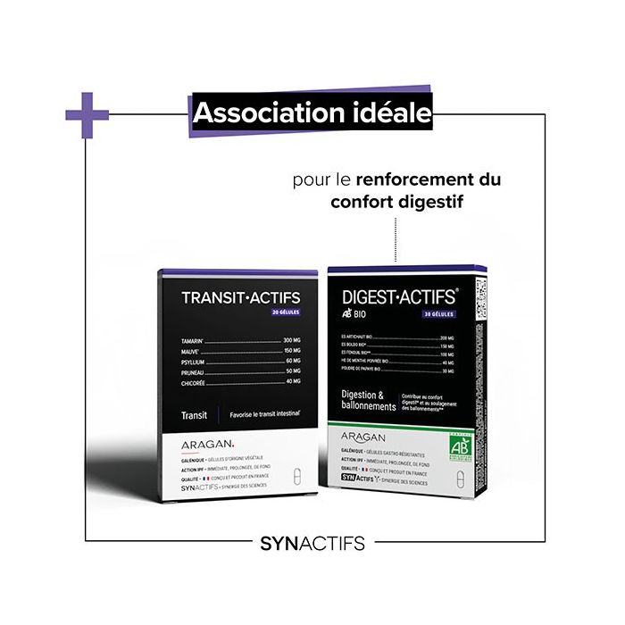Laxactifs synactifs aragan transit 20 gelules