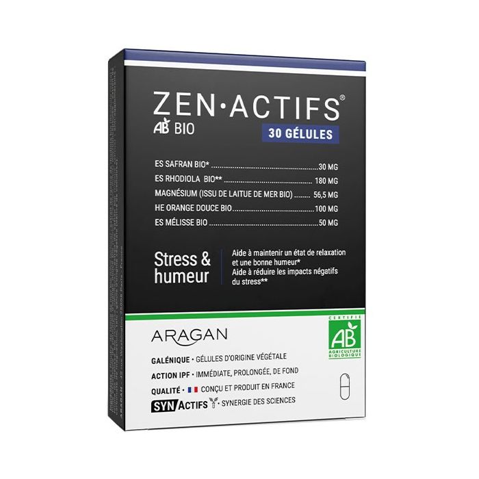 synactifs zenActif Stress complement alimentaire 30 gelules