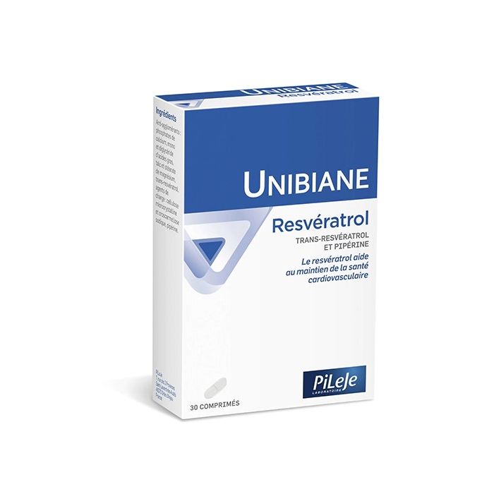 PILEJE Unibiane Resvératrol 30 comprimés