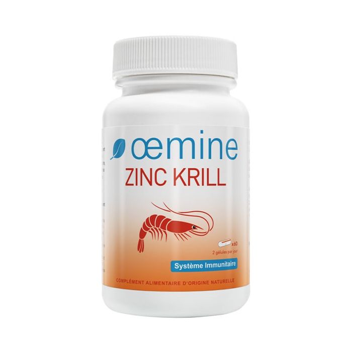 OEMINE ZINC KRILL 60 GELULES