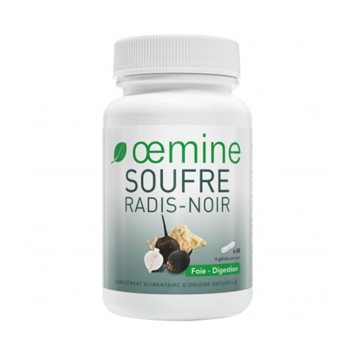 OEMINE SOUFRE- RADIS NOIR 60 GELULES