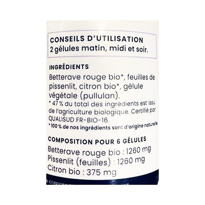 60 gelules oemine citro-betaïne