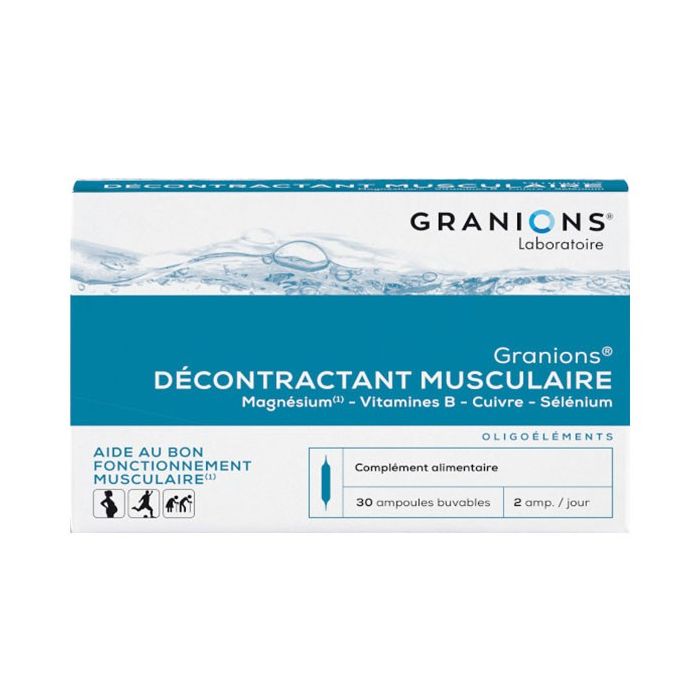 GRANIONS Décontractant Musculaire 30 ampoules