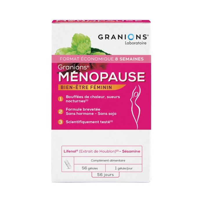 MENOPAUSE LABORATOIRE DE GRANIONS 56 GELULES