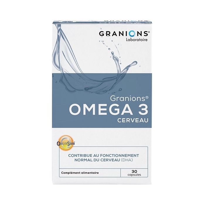 GRANIONS Oméga 3 Cerveau 30 capsules
