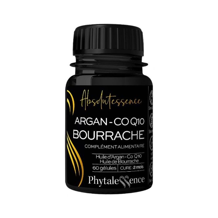 PHYTALESSENCE Argan - Bourrache - Co Q10 - 60 gélules