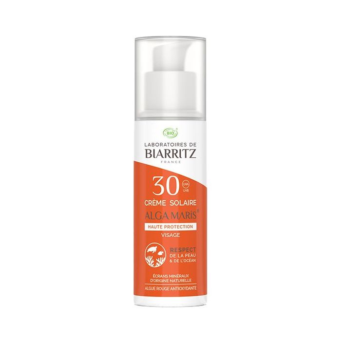 laboratoires biarritz spf30 creme solaire visage 50ml