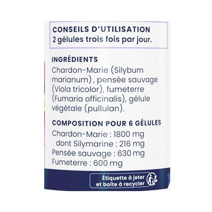 Hepatic oemine 60 gelules