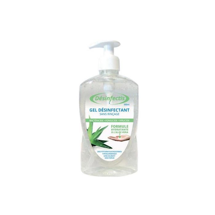 DESINFECTIS Gel Désinfectant Sans Rincage 500ml