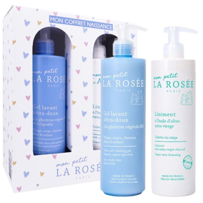 Gel Lavant + Liniment Mon Coffret Naissance La Rosée