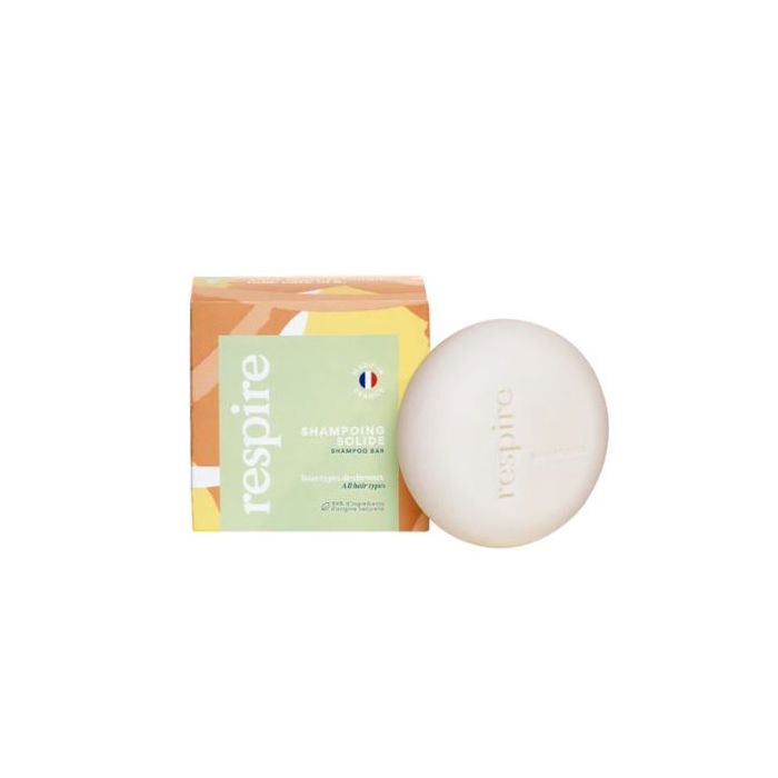 RESPIRE Shampooing Solide au Lait d'Amandes 75g