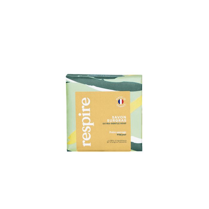 RESPIRE Savon Surgras Poire Sauvage 100g