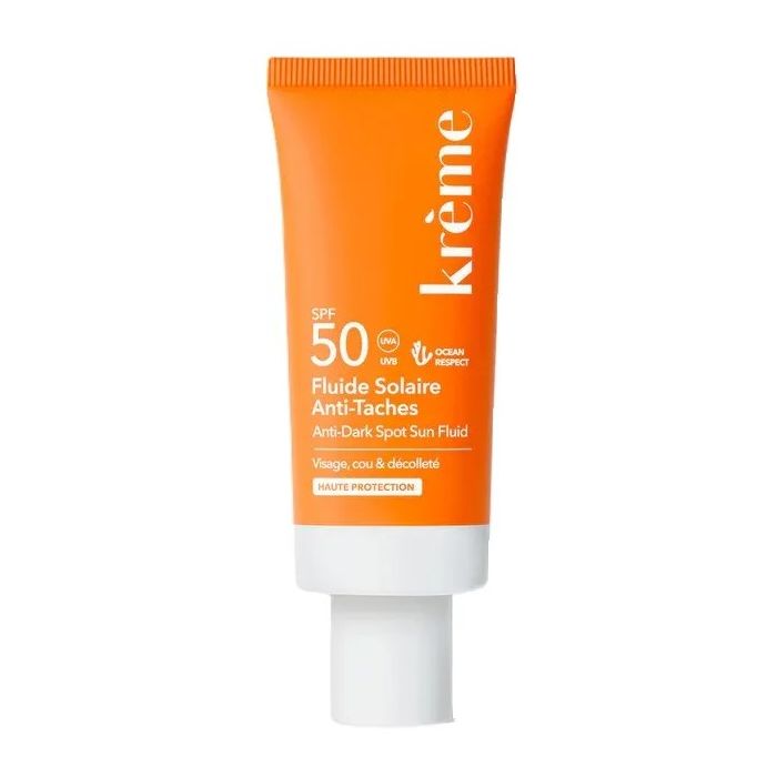 SPF50 Krème Fluide Solaire Anti-Tache Visage et Cou 40ml