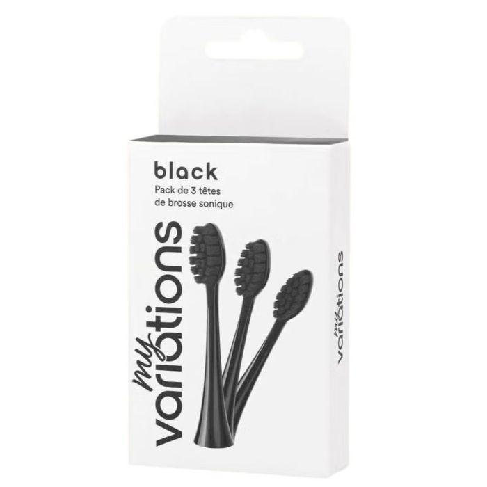 My Variations Noir Recharge Tête de Brosse à Dents x3
