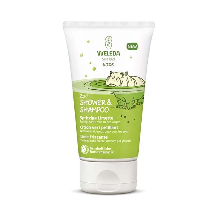 WELEDA Crème de Douche 2en1 Enfants - Citron Vert Pétillant 150ml