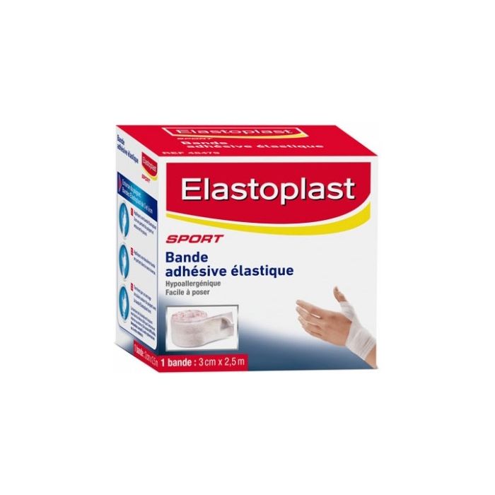 elastoplast bande adhesive elastique 3cm 2.5m