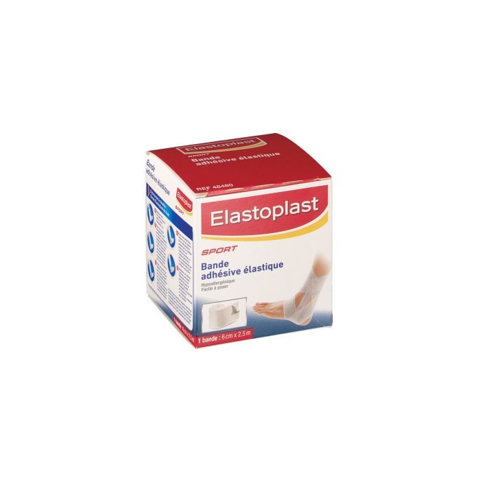 pansement adhesif elastoplast bd 6cm x 2 5m transparent