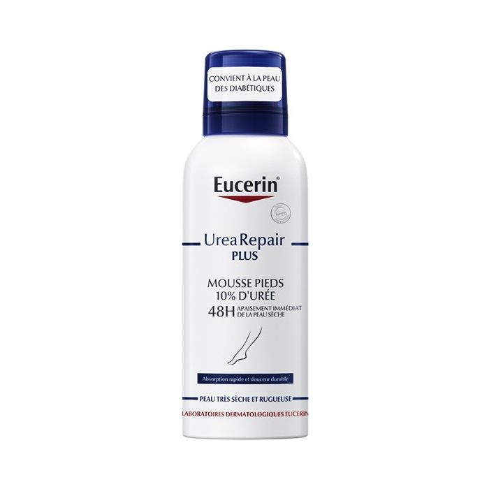 150ml Eucerin UreaRepair Plus Mousse Pieds 10% d'Urée
