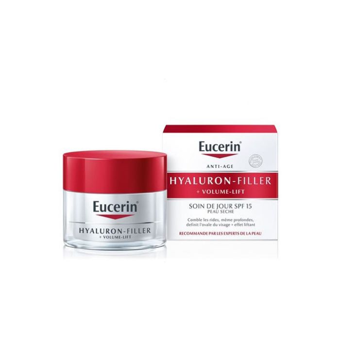 EUCERIN Hyaluron-Filler + Volume-Lift Soin de JOUR Peau Séche SPF15 - 50ml