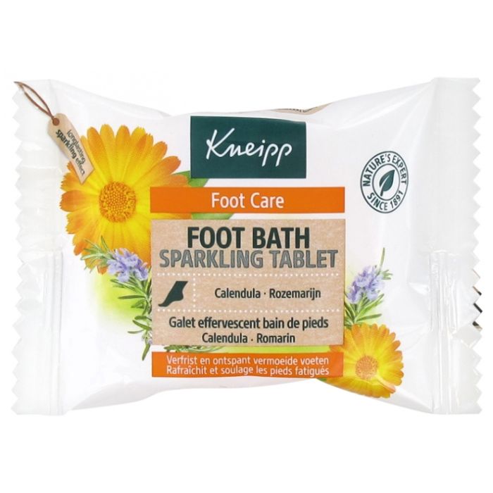 Bain de Pieds Calendula Romarin Kneipp Galet Effervescent 80g