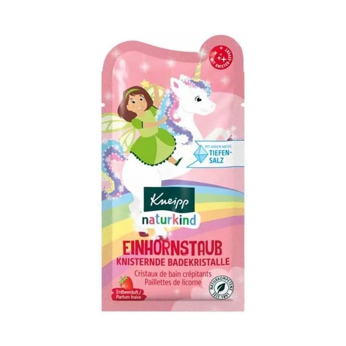 Bain Crépitants Paillettes de Licorne Fraise 60g Kids Kneipp Cristaux