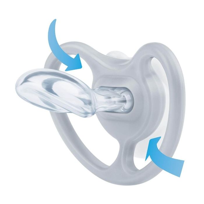 Nuk Silicone Sucette Space 6-18m Koala et Tigre X2