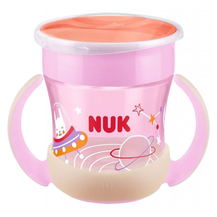 Tasse NUK Mini Magic Cup Night 160ml Rose +6M