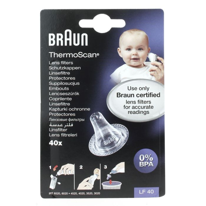 Braun x 40 embouts jetables thermoscan