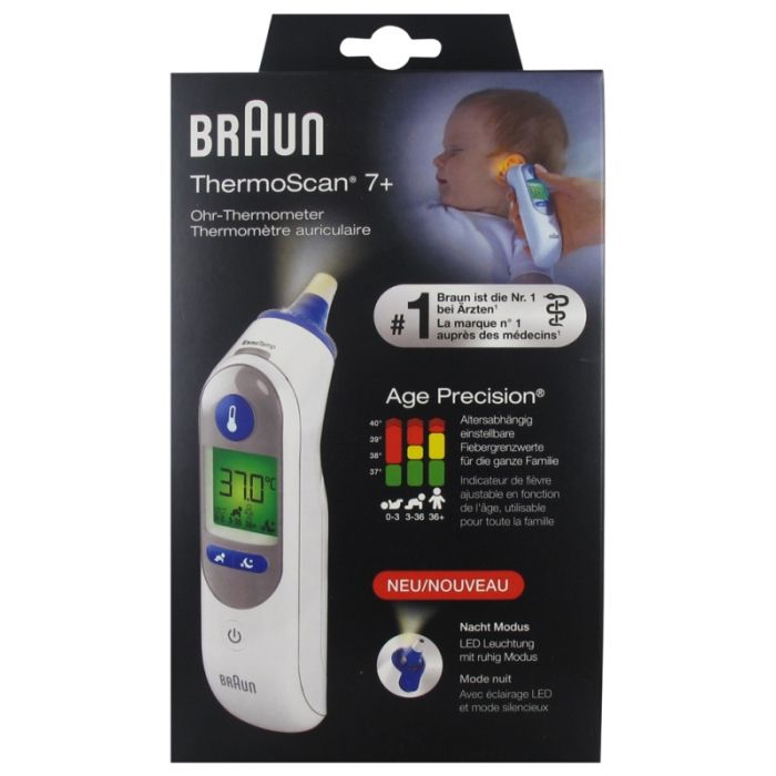 Thermoscan 7+ IRT6525 Braun Thermometre Auriculaire