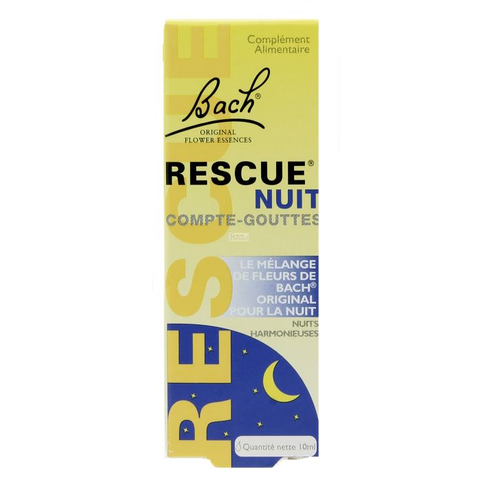 BACH RESCUE NUIT COMPTE-GOUTTES 10ML