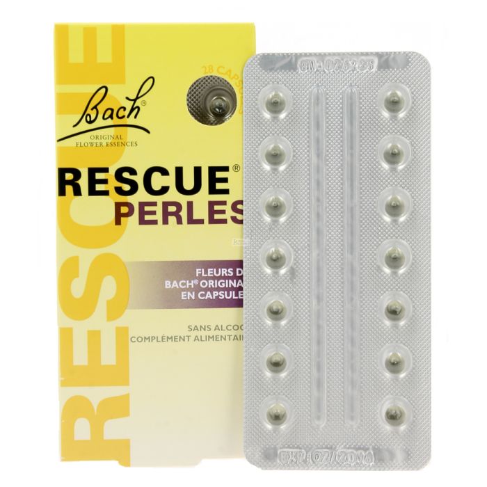 28 capsules Rescue Perles Fleurs de Bach