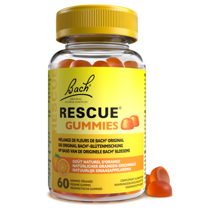 Goût Orange Fleurs de Bach Rescue Gummies