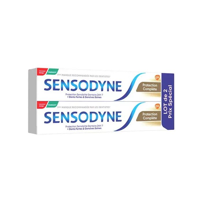 SENSODYNE Dentifrice Protection Complète 2x75ml