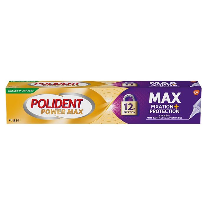 Polident 12h Power Max Crème Fixative 70g